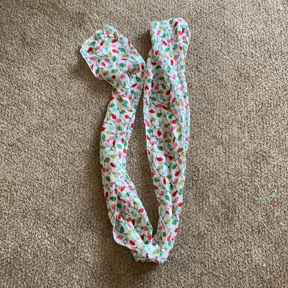 Christmas Lights Scarf